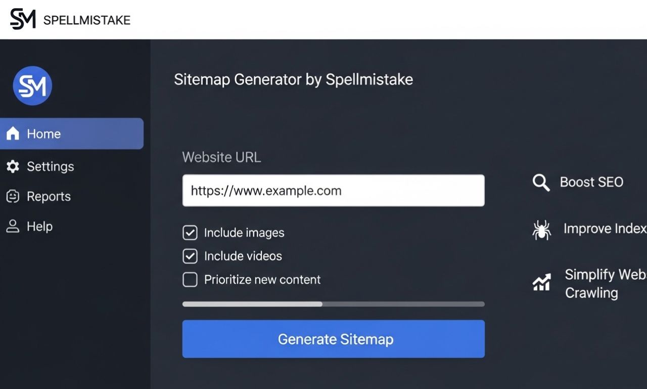sitemap generator by spellmistake